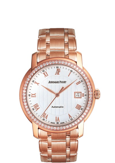 Audemars Piguet Jules Audemars Automatic Diamonds Pink Gold watch REF: 15158OR.ZZ.1229OR.01